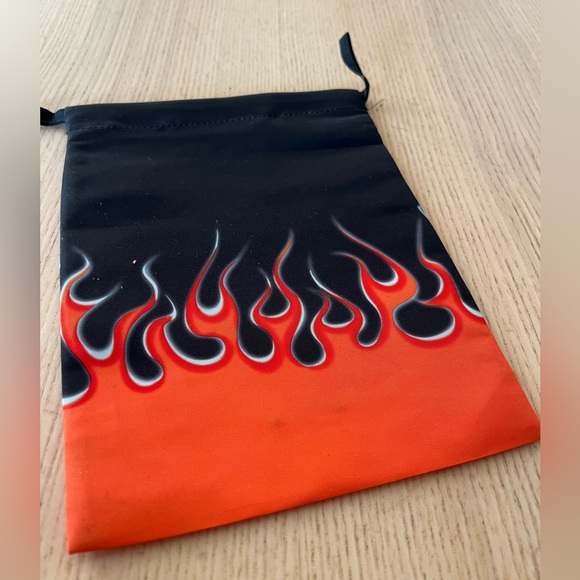 Prada Flame Orange and Black Drawstring Dustbag New - Picture 2 of 6